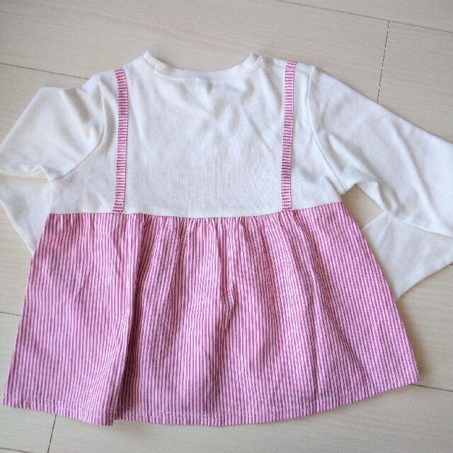 しまむら(シマムラ)の長そで　カットソー　120cm キッズ/ベビー/マタニティのキッズ服女の子用(90cm~)(Tシャツ/カットソー)の商品写真