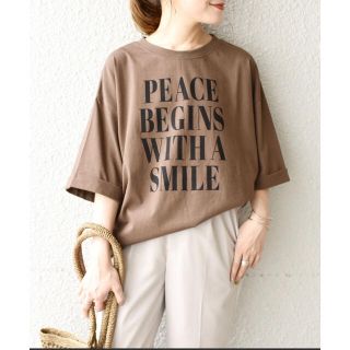 シップスフォーウィメン(SHIPS for women)のみかんぐみ様　81BRANCAフォトビッグT(Tシャツ(半袖/袖なし))