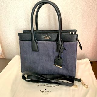 ケイトスペードニューヨーク(kate spade new york)の【値下げ】kate spade デニム 2wayバッグ(ハンドバッグ)