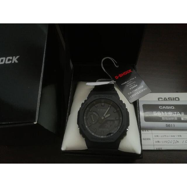 カシオ G-SHOCK GA-2100-1A1JF ブラックモデル ④