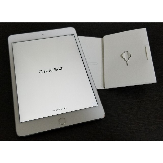 Apple(アップル)のipad mini 4 64GB Wifi+Celluar SIMフリー【美品】 スマホ/家電/カメラのPC/タブレット(タブレット)の商品写真