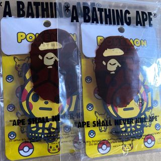 アベイシングエイプ(A BATHING APE)のBAPE POKEMON KEY CHAIN POKEMON ポケモン ２個(キャラクターグッズ)