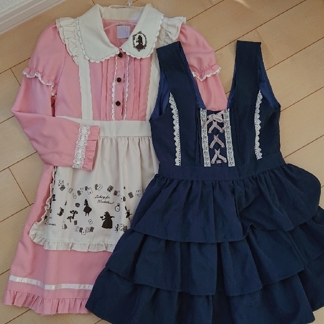 axes femme(アクシーズファム)のアクシーズファムキッズ　ワンピースセット（130） キッズ/ベビー/マタニティのキッズ服女の子用(90cm~)(ワンピース)の商品写真