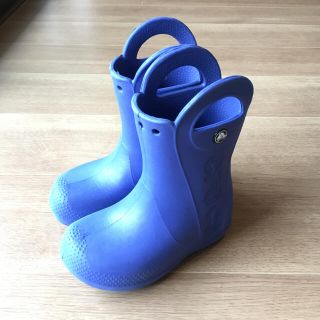 クロックス(crocs)のサイズC10/ハンドル イット レイン ブーツ/キッズ(長靴/レインシューズ)