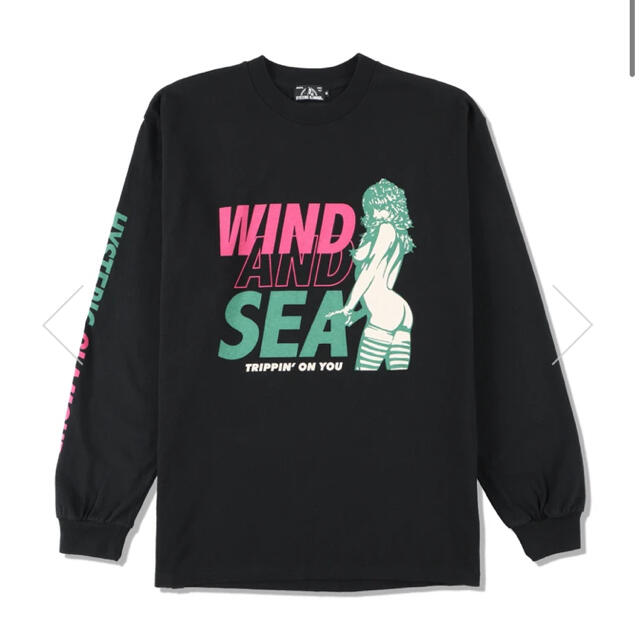 HYSTERIC GLAMOUR(ヒステリックグラマー)のヒステリックグラマー　ウィンダンシー　ロンT HYS WIND AND SEA メンズのトップス(Tシャツ/カットソー(七分/長袖))の商品写真