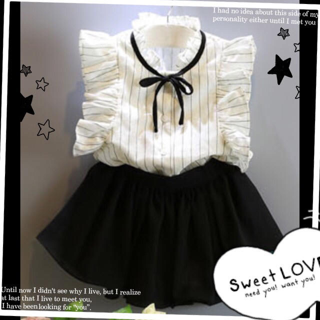 夏物大人気❁フリルセットアップ  キッズ/ベビー/マタニティのキッズ服女の子用(90cm~)(ワンピース)の商品写真