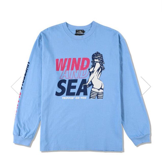 LOGOWIND AND SEA ロングTシャツ