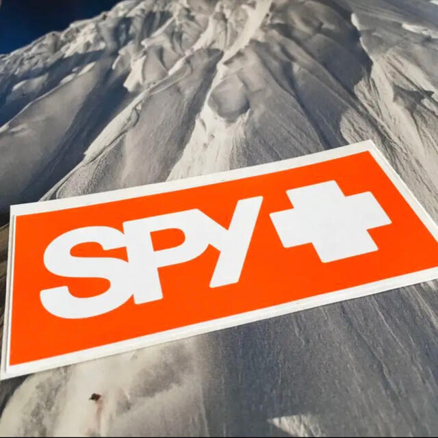 SPY(スパイ)のSPYスパイオプティック　US限定スノー　オレンジボックスバナー ステッカー メンズのファッション小物(その他)の商品写真