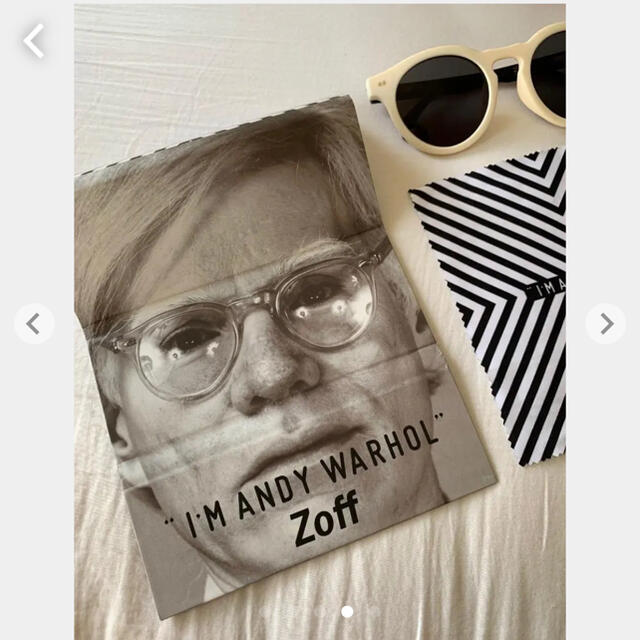 Zoff(ゾフ)のzoff 白サングラス レディースのファッション小物(サングラス/メガネ)の商品写真