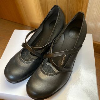 リゲッタ(Re:getA)のリゲッタ　ハイウェッジパンプス（Ｒ-241)黒新品(ハイヒール/パンプス)