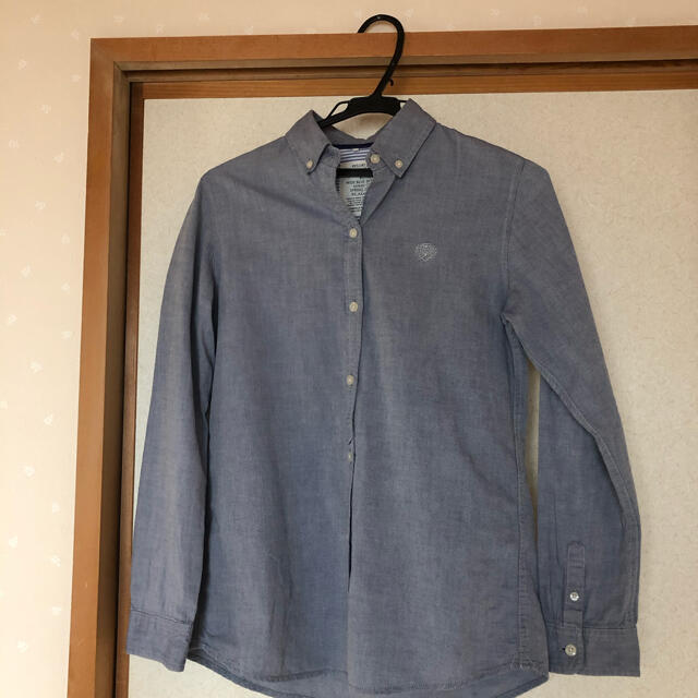 ikka(イッカ)のikka ダンガリーシャツ　レディース M used レディースのトップス(シャツ/ブラウス(長袖/七分))の商品写真