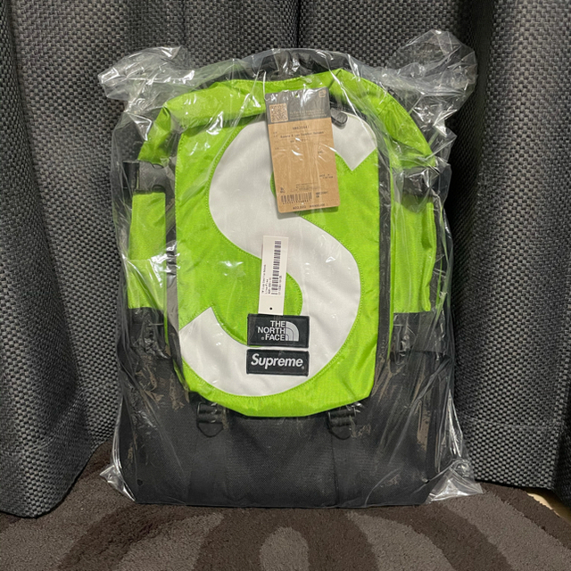 Supreme North Face S Logo Backpack Lime
