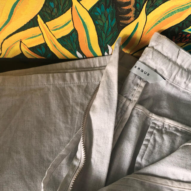DEUXIEME CLASSE(ドゥーズィエムクラス)のargue cotton panama wave mellow pants レディースのパンツ(カジュアルパンツ)の商品写真