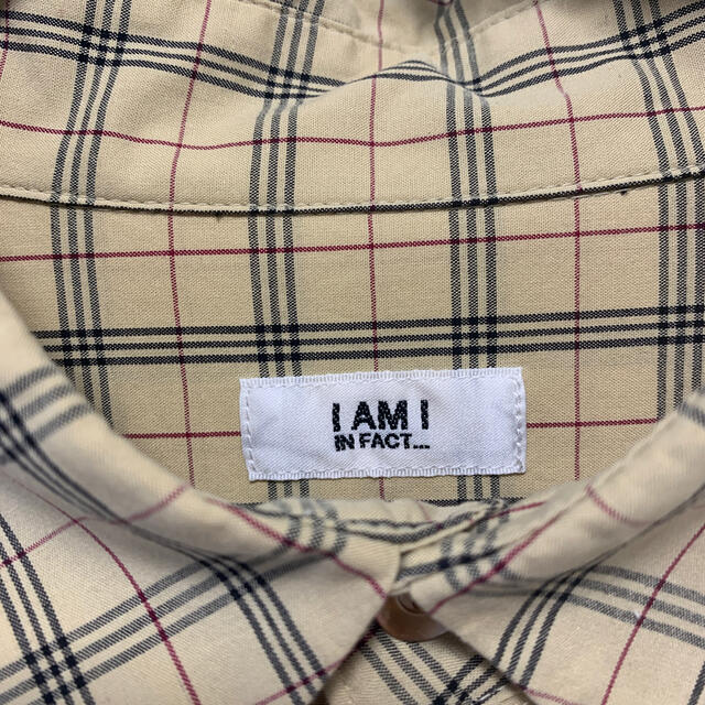 I am I(アイアムアイ)のﾌﾞﾛｰﾄﾞﾁｪｯｸ BIGｼｬﾂﾜﾝﾋﾟｰｽ レディースのワンピース(ロングワンピース/マキシワンピース)の商品写真