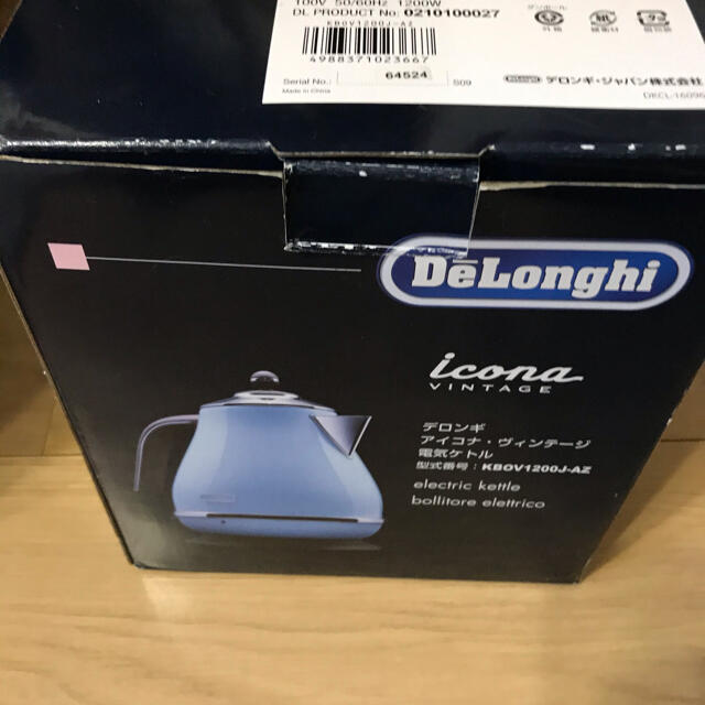 DeLonghi(デロンギ)の電気ケトル　デロンギ スマホ/家電/カメラの生活家電(電気ケトル)の商品写真