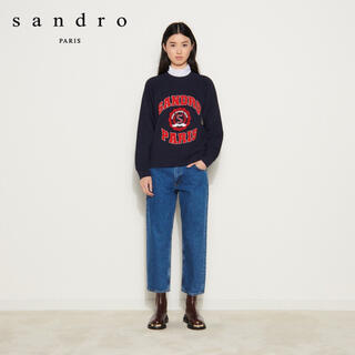 サンドロ(Sandro)の❤️Sandro2020新作　新品　紺色　トップス　2色　綺麗上品(トレーナー/スウェット)