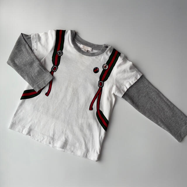 Gucci(グッチ)のGUCCI☆重ね着風カットソー キッズ/ベビー/マタニティのキッズ服男の子用(90cm~)(Tシャツ/カットソー)の商品写真