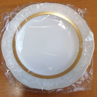 ノリタケ(Noritake)の（皿）2枚（ノリタケ）ハンプシャーゴールド＆プラチナ 23cmペア(食器)