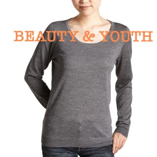 ビューティアンドユースユナイテッドアローズ(BEAUTY&YOUTH UNITED ARROWS)のシルク混　ウールニット(ニット/セーター)