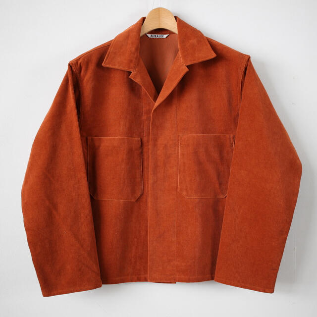 auralee WASHED CORDUROY SHIRTS JACKET