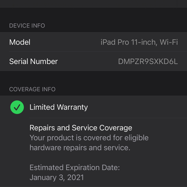 iPad(アイパッド)のipad pro 11 inch(2018) wifi 256gb  スマホ/家電/カメラのスマートフォン/携帯電話(スマートフォン本体)の商品写真