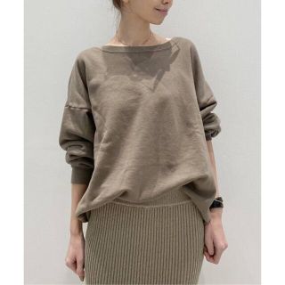 アパルトモンドゥーズィエムクラス(L'Appartement DEUXIEME CLASSE)の新品■REMI RELIEF■T/CウラケSweat プルオーバー■アパルトモン(トレーナー/スウェット)