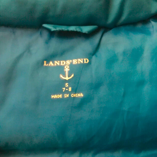 LANDS’END(ランズエンド)のLANDS'END ダウンベスト 7-8才 キッズ/ベビー/マタニティのキッズ服男の子用(90cm~)(ジャケット/上着)の商品写真