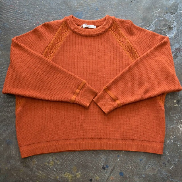 YASHIKI 19aw Tasukigake knit orange 2