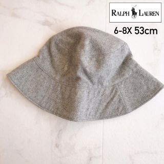 ラルフローレン(Ralph Lauren)の新品タグなし 4-7歳 53cm ラルフローレン ウール ハット 帽子 グレー(帽子)