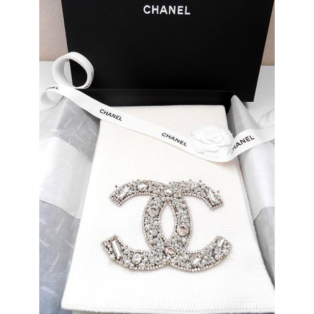 ❤️ CHANEL 2020AWカシミヤマフラー✨ホワイト❤️