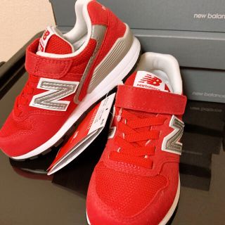 ニューバランス(New Balance)の18.5 新品 ニューバランス スニーカー 996 レッド キッズ (スニーカー)