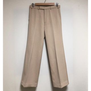 vintage 70s flare buggy pants beige(スラックス)