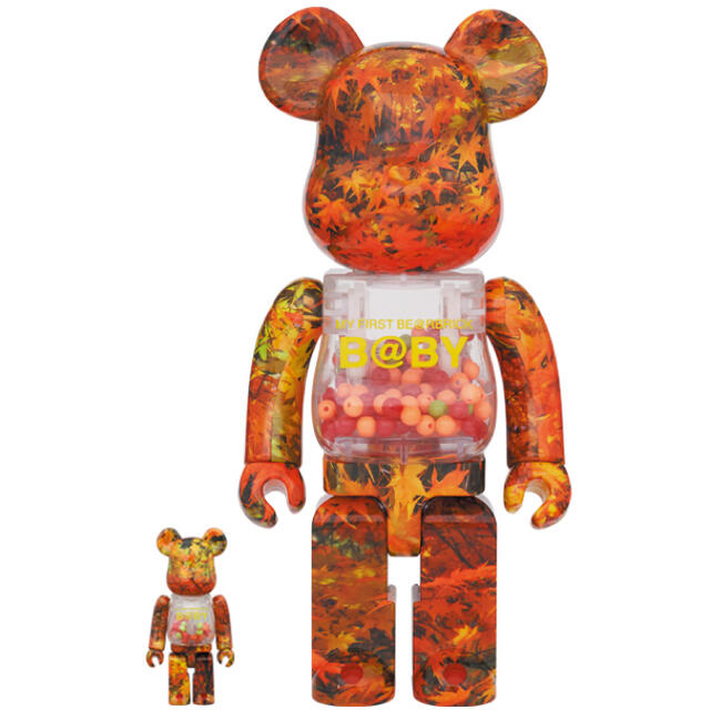 MEDICOM TOY - MY FIRST BE@RBRICK AUTUMN 100％ & 400％