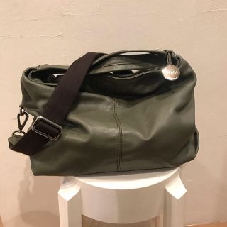 フルラ(Furla)の(ひなたさん専用)フルラFURLA　ハンドバッグ　モスグリーン(ショルダーバッグ)