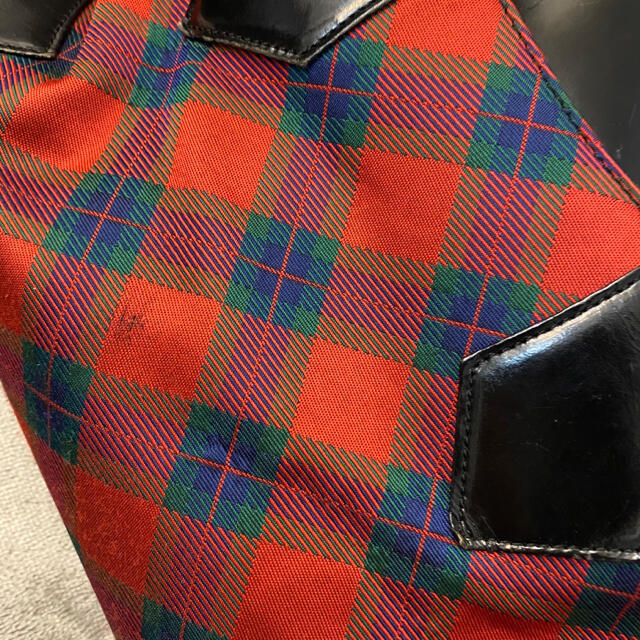 Vivienne Westwood(ヴィヴィアンウエストウッド)の【よーこ様専用】破格♡赤チェック♡王道vivienneバッグ レディースのバッグ(ハンドバッグ)の商品写真