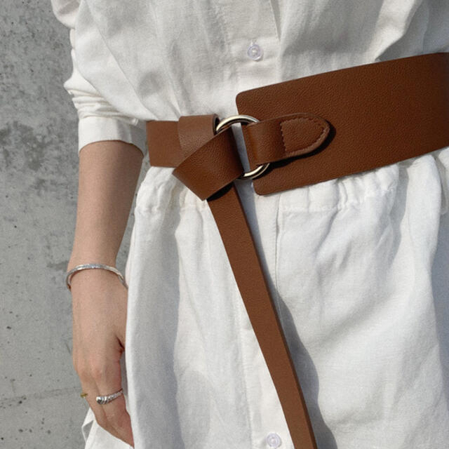 TODAYFUL(トゥデイフル)のWaist ring belt BROWN No.505 レディースのファッション小物(ベルト)の商品写真