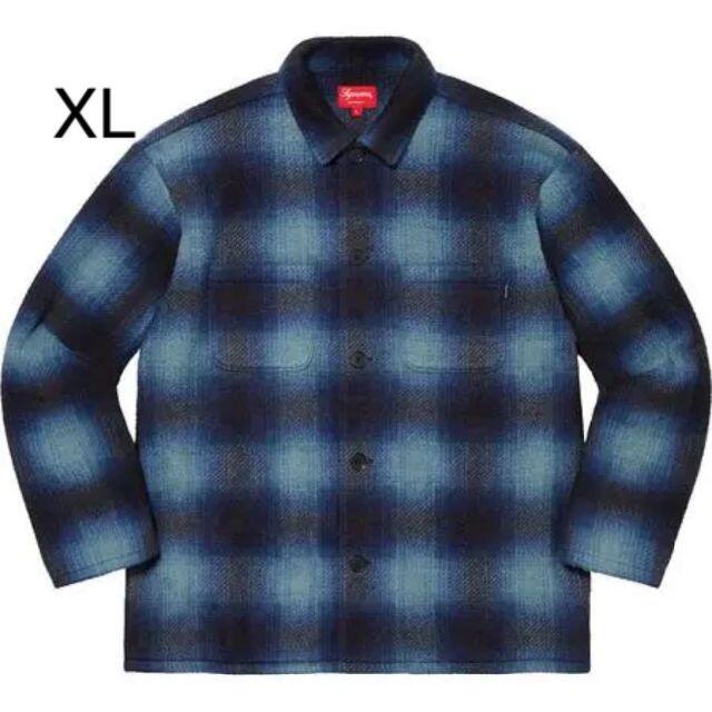 Supreme Shadow Plaid Fleece Shirt XL