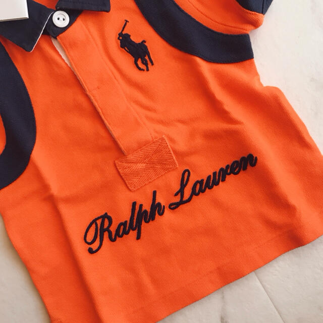 Ralph Lauren(ラルフローレン)の新品タグ 60（6M）ラルフローレン ポロシャツ ビッグポニー シカノコ 男の子 キッズ/ベビー/マタニティのベビー服(~85cm)(Ｔシャツ)の商品写真