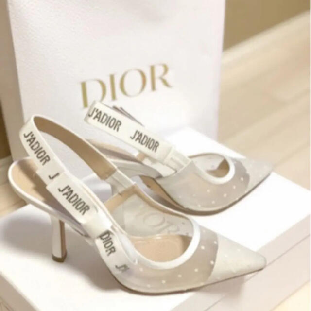 非売品 Dior Christian スリングバックパンプス パンプス ディオール