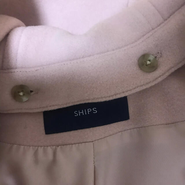 SHIPS(シップス)のシップス　ピンクコート レディースのジャケット/アウター(ロングコート)の商品写真
