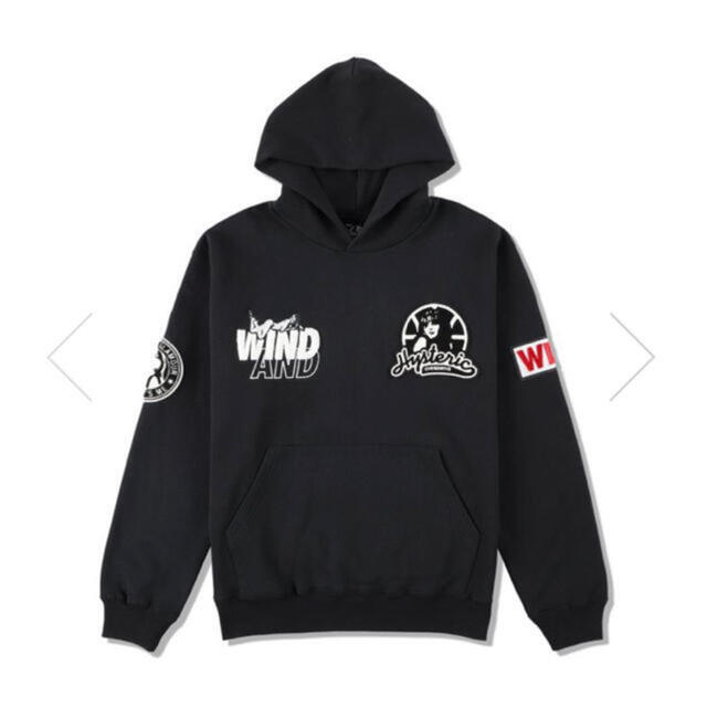 HYSTERIC GLAMOUR(ヒステリックグラマー)のWIND AND SEA × HYSTERIC GLAMOUR HOODIE メンズのトップス(パーカー)の商品写真