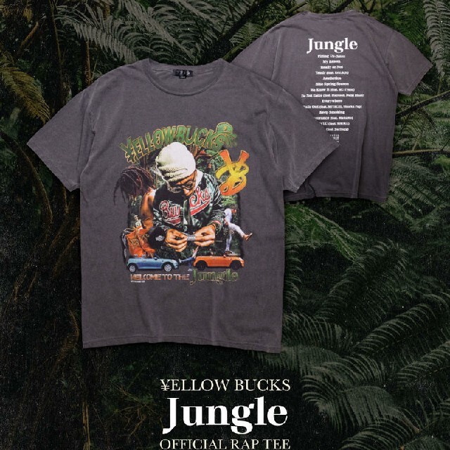 ¥ELLOW BUCKS “Jungle” Official Rap TeeXXL購入先