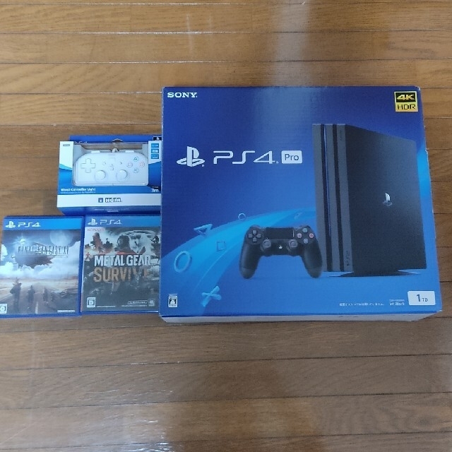 保証あり PS4 PRO CUH-7200＋コントローラー＋ソフト FF15