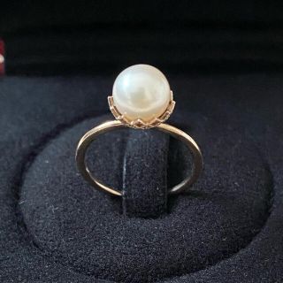 エナソルーナ Pearl fork ring