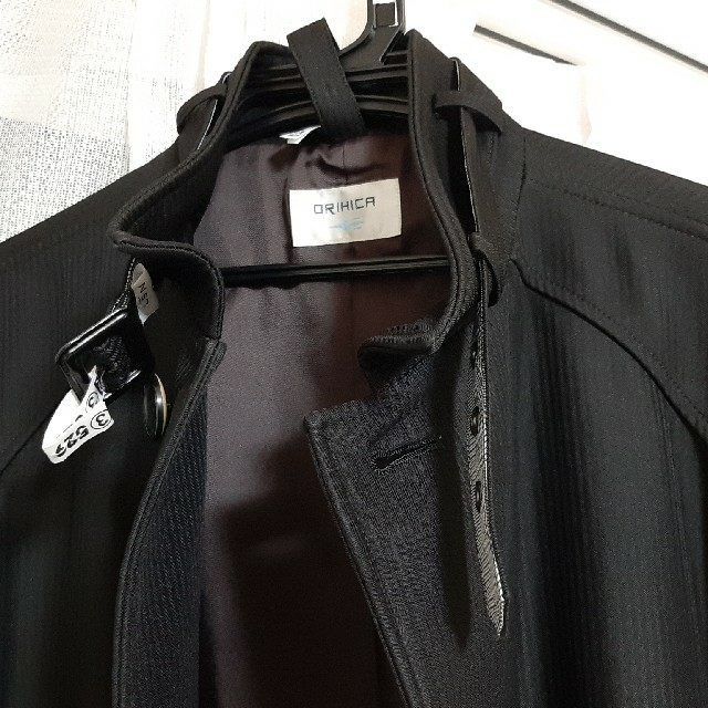 ORIHICA(オリヒカ)のビジネスコート　オリヒカ　黒 メンズのジャケット/アウター(ステンカラーコート)の商品写真