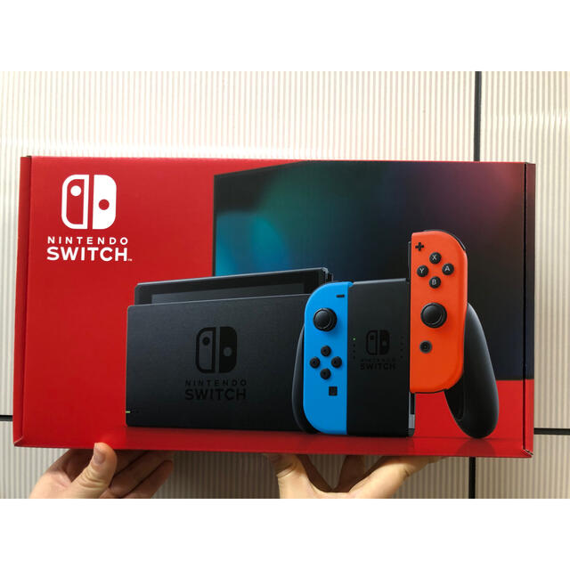 Nintendo Switch(ニンテンドースイッチ)の【新品未使用】 Nintendo Switch 本体 新型 任天堂 エンタメ/ホビーのゲームソフト/ゲーム機本体(携帯用ゲーム機本体)の商品写真