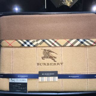 バーバリー(BURBERRY)のバーバリーのウール100%毛布(毛布)