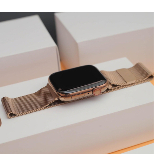 Apple Watch シリーズ5 44mm GPSセルラー ステンレスゴールド