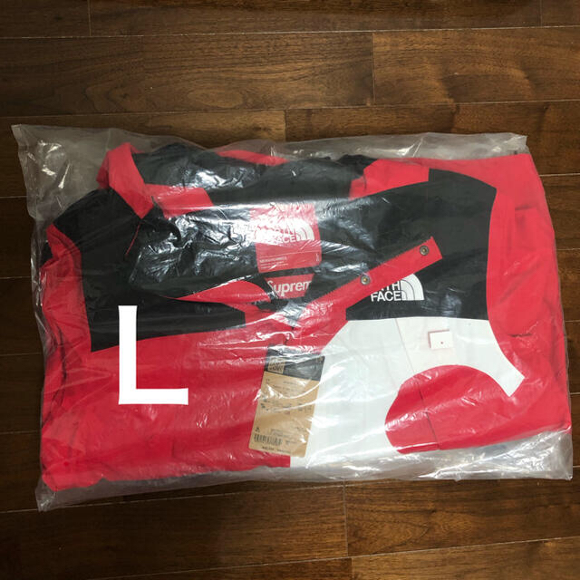 supreme north face mountain red