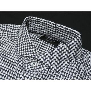 エポカ(EPOCA)のEPOCA エポカウォモ 高級長袖千鳥シャツ Sサイズ 21,000円 白黒44(シャツ)